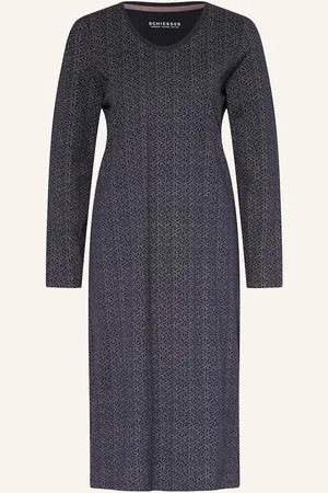 Schiesser Noční Košile Comfort Essentials tmavě modrá růžová