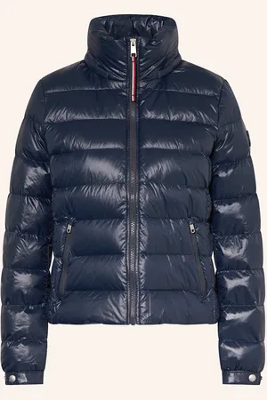 Tommy Hilfiger Péřová Bunda tmavě modrá
