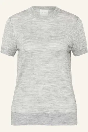 Calvin Klein Úpletové Tričko šedá