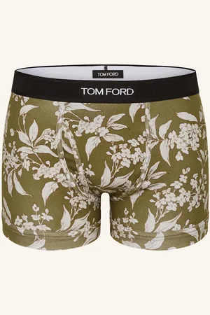Tom Ford Boxerky olivová světle šedá