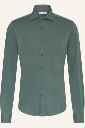 Reiss Košile Bobby Regular Fit tmavě zelená