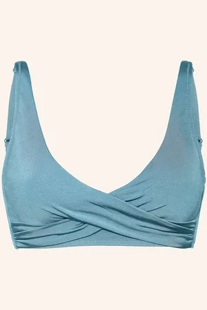 Watercult Bralette Horní Díl Bikin Shimmering Solids tyrkysová