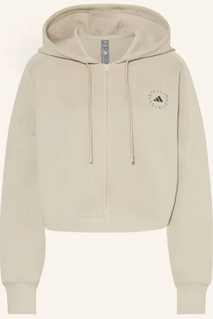 adidas Oversized Mikinová Bunda béžová