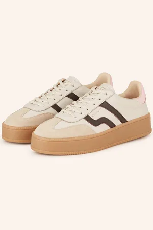 GANT Sneakersy Cuzmani béžová tmavě hnědá