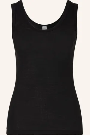 Mey Top Série Wool Love Z Merino Vlny S Hedvábím černá