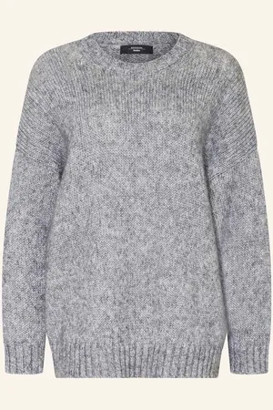 Max Mara Svetr Antony S Třpytivou Přízí stříbrná šedá