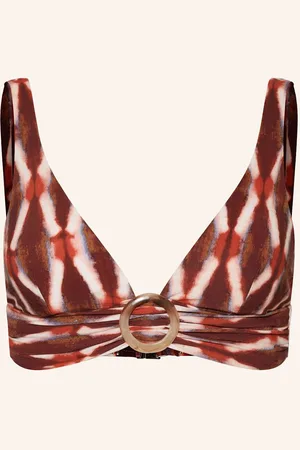 Maryan Mehlhorn Bralette Horní Díl Bikin Sanguine tmavě červená červená režná