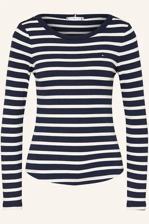 Tommy Hilfiger Tričko S Dlouhým Rukávem tmavě modrá režná