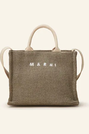 Marni Shopper Basket Small olivová