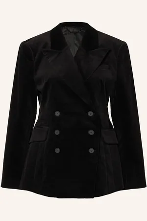 AllSaints Manšestrový Blejzr Sevenh černá