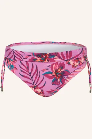 Lidea Basic Bikinové Kalhotky Tropic Radiance růžová fuchsiová zelená