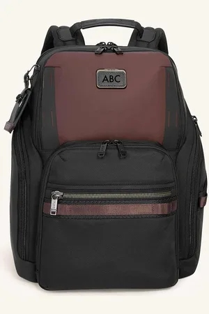 Tumi Alpha Bravo Batoh Search Backpack S Přihrádkou Na Notebook tmavě červená černá
