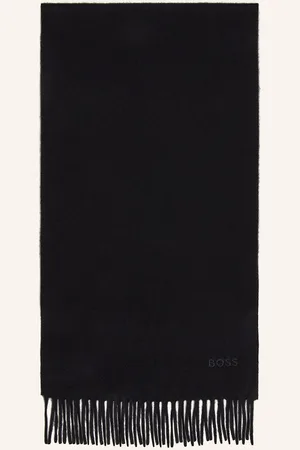 HUGO BOSS Kašmírová Šála Scottas tmavě modrá