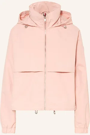 Tommy Hilfiger Cropped Větrovka růžová
