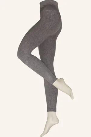 Wolford Legíny S Třpytivou Přízí stříbrná