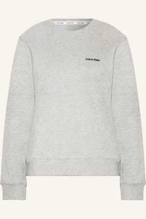 Calvin Klein Pohodlná Domácí Mikina Modern Cotton světle šedá