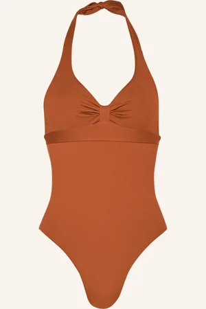 Max Mara Neckholder Plavky Clelia hnědá