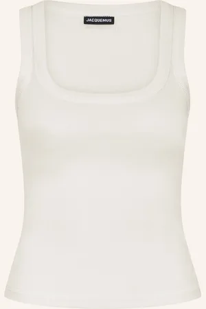 Jacquemus Top Le Debardeur Gros Grain režná