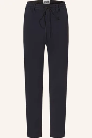 Drykorn Žerzejové Kalhoty Deger V Joggingovém Stylu Slim Fit tmavě modrá