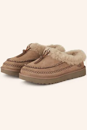 UGG Pantofle Tasman Alpine tmavě hnědá