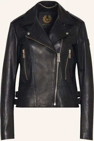 Belstaff Kožená Bunda Marianne černá