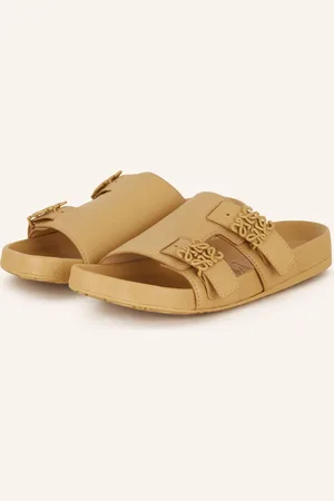 Loewe Pantofle Ease světle hnědá