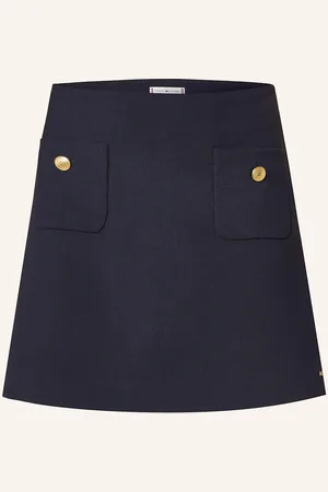 Tommy Hilfiger Sukně tmavě modrá