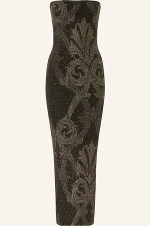 Wolford Pouzdrové Šaty Metallic Jacquard S Třpytivou Přízí černá zlatá