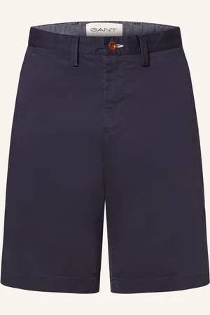 GANT Chino Šortky Relaxed Fit tmavě modrá