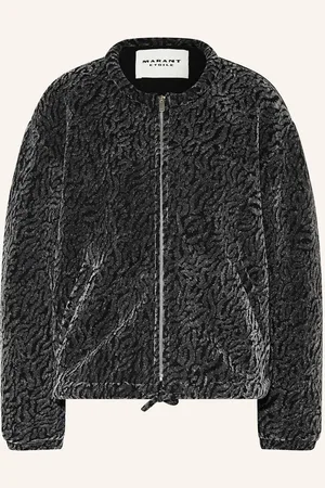 Marant Etoile Žerzejový Blouson Abelina šedá černá