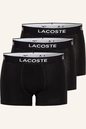 Lacoste Boxerky, 3 Kusy V Balení černá