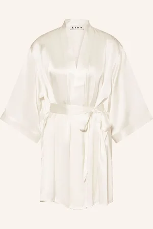 Livy Dámské Kimono Kimilord Z Hedvábí bílá