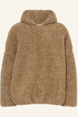 FEAR OF GOD Plyšová Mikina S Kapucí velbloudí