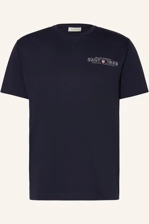 GANT Tričko tmavě modrá