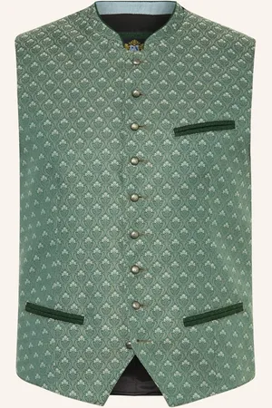 Hammerschmid Krojová Vesta Julian Slim Fit zelená