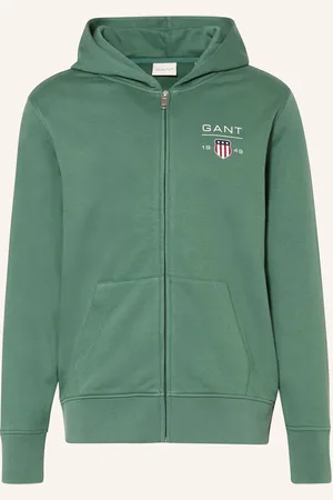 GANT Mikinová Bunda zelená