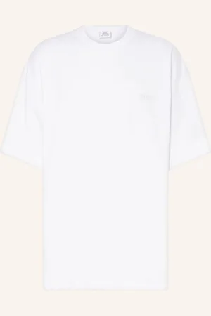 Vetements Oversized Tričko bílá