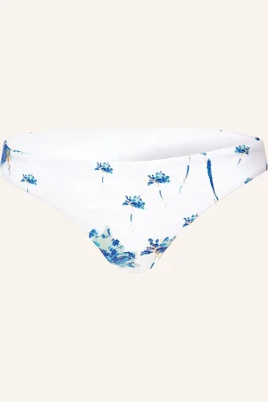 Vilebrequin Basic Bikinové Kalhotky Herbier Shiny Frise S Třpytivou Přízí bílá modrá světle zelená