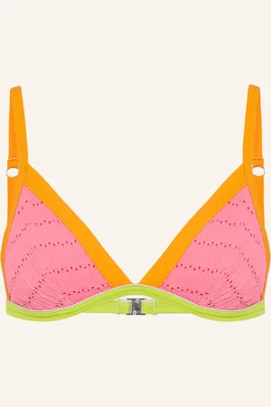 Banana Moon Horní Díl Bralette Bikin Habancolor Taneo růžová neonově zelená oranžová