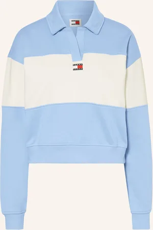 Tommy Hilfiger Rugbyové Tričko tmavě modrá bílá