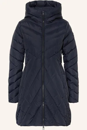 Tommy Hilfiger Péřový Kabát tmavě modrá