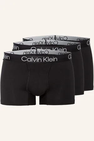 Calvin Klein Boxerky Modern Structure, 3 Kusy V Balení černá