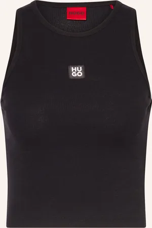 HUGO BOSS Pyžamový Top Luna černá