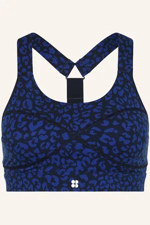 Sweaty Betty Sportovní Podprsenka Power modrá černá