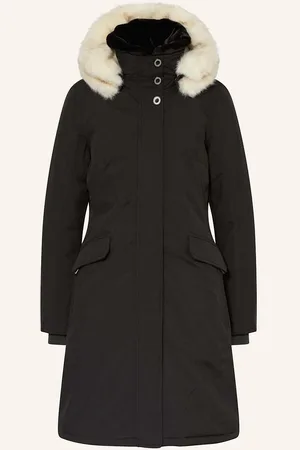 Wellensteyn Parka Enterprise Classic Long S Izolací Dupont™ Sorona® A Odnímatelnou Umělou Kožešinou černá