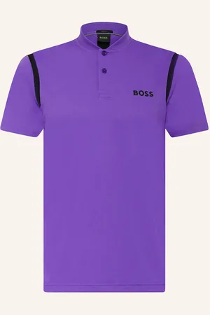HUGO BOSS Funkční Polokošile Pariq fialová