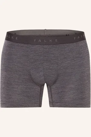 Falke Boxerky Daily Clima Wool šedá