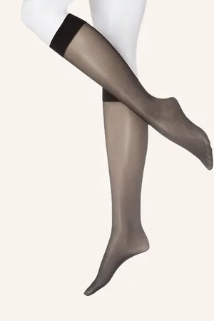 Wolford Jemné Podkolenky Satin Touch, 3 Páry V Balení