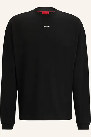 HUGO BOSS Tričko S Dlouhým Rukávem Daposo černá