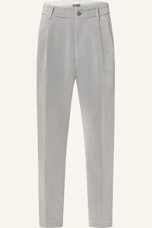 Drykorn Chino Kalhoty Chasy Relaxed Fit světle šedá
